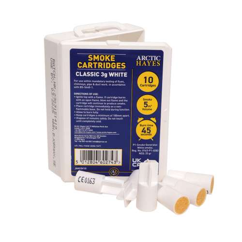 A333003 - 3g White Smoke Cartridges (Pack of 10)