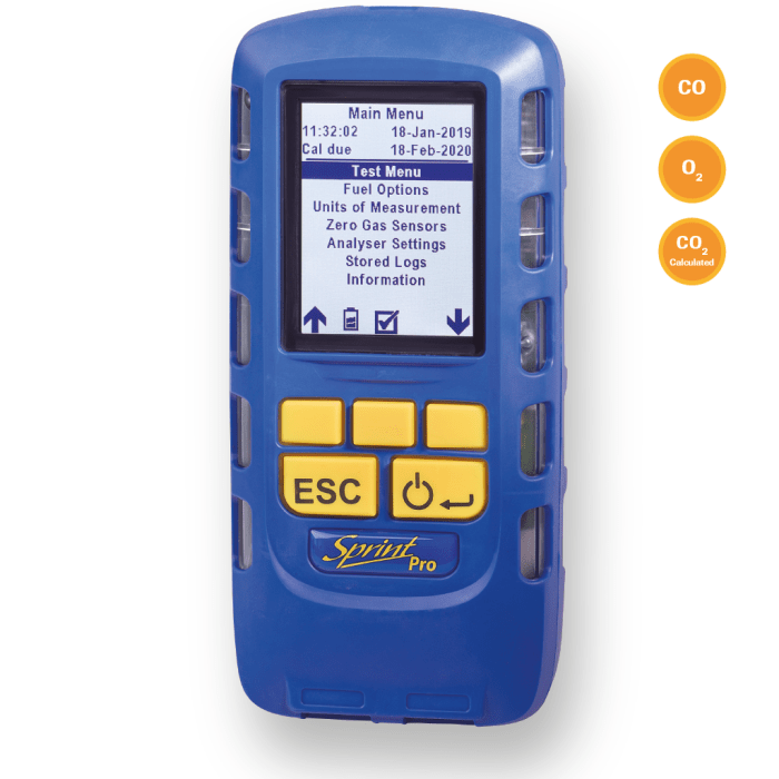 Telegan Sprint Pro 1 Flue Gas Analyser